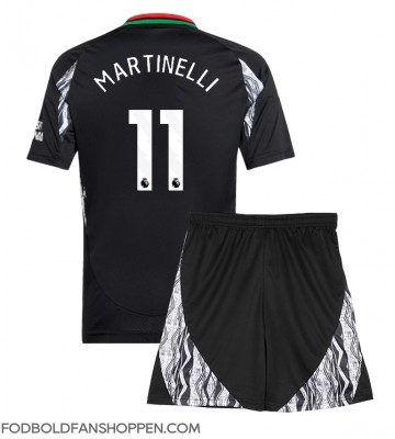 Arsenal Gabriel Martinelli #11 Udebanetrøje Børn 2024-25 Kortærmet (+ Korte bukser)